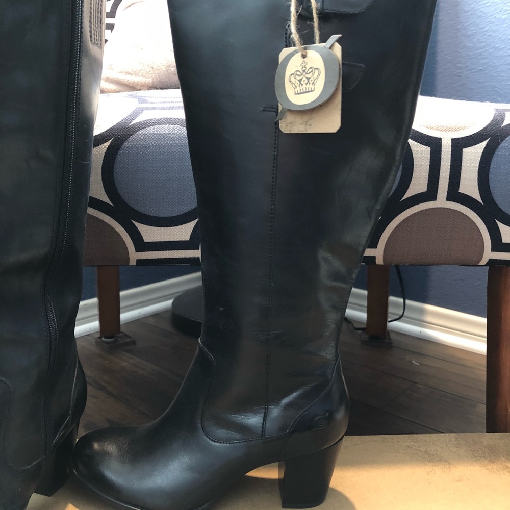 Born Brand Knee High Leather Boots